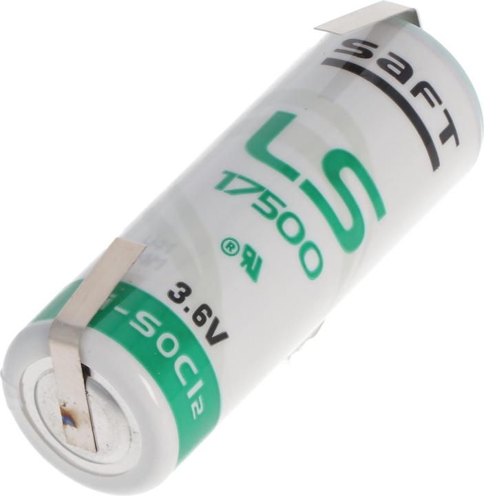 Produktbild Saft Batterie LS17500, Size A, mit Lötfahne U-Form (1 Stk., 14500, 3600 mAh)
