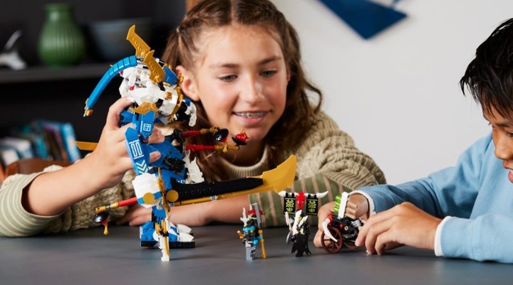 Actual product image LEGO Jay's Titan Mech (71785, LEGO Ninjago)