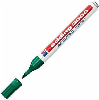 Actual product image Edding Permanent Marker 3000 (Green, 1.50 mm, 1 x)
