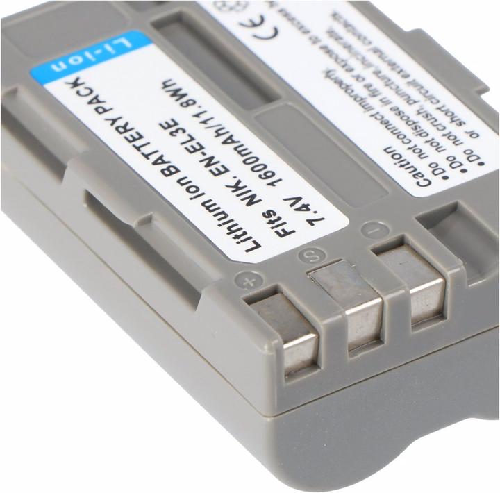 Actual product image AccuCell Battery suitable for Nikon D80 (Rechargeable battery)