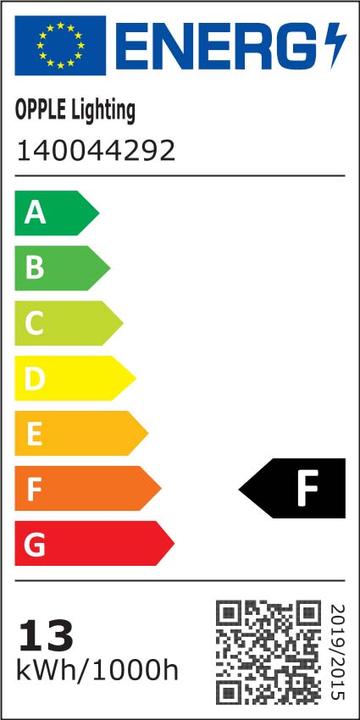 Energie-Label Opple LED E T5 batten 1200lm 13W S 4000K 30000h BL (1200 lm)