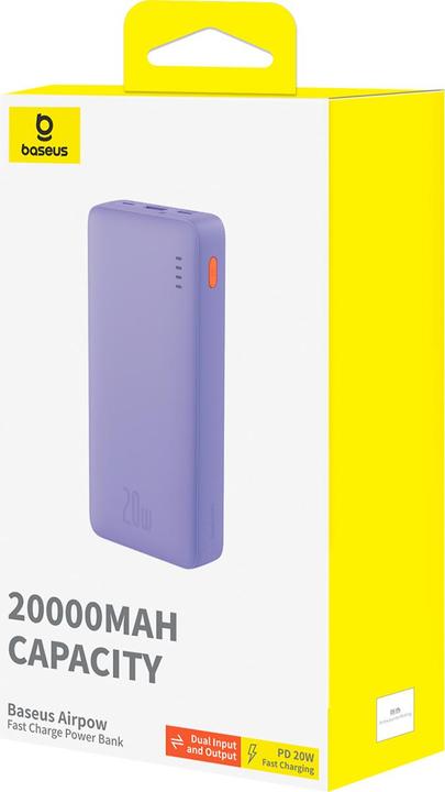 Produktbild Baseus Airpow (20000 mAh, 20 W, 74 Wh)