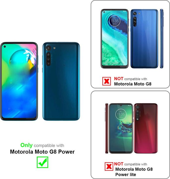 Image du produit Cadorabo Coque pour Motorola MOTO G8 POWER universel avec Clip (Motorola Moto G8 Power)