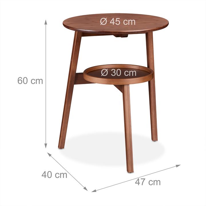 Image du produit Relaxdays Beistelltisch