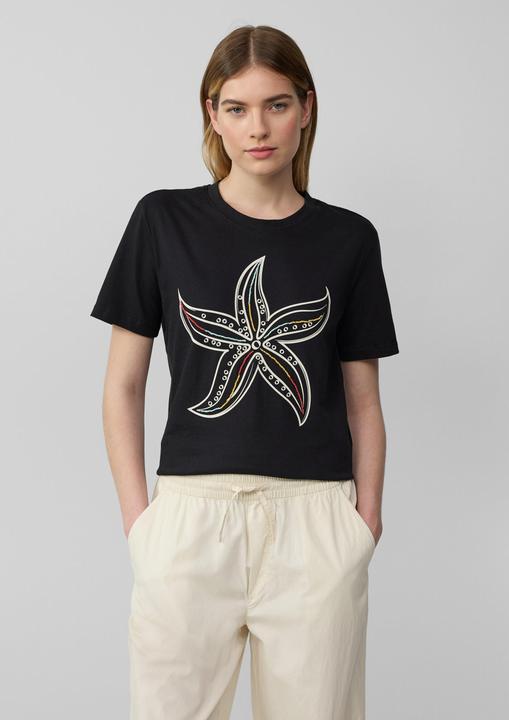 Actual product image S.Oliver T-Shirt Jersey-T-Shirt mit Frontprint und Schmuckperlen (38)
