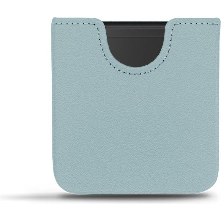 Noreve Lederschutzhülle (Samsung Galaxy Z Flip), Smartphone Hülle, Blau