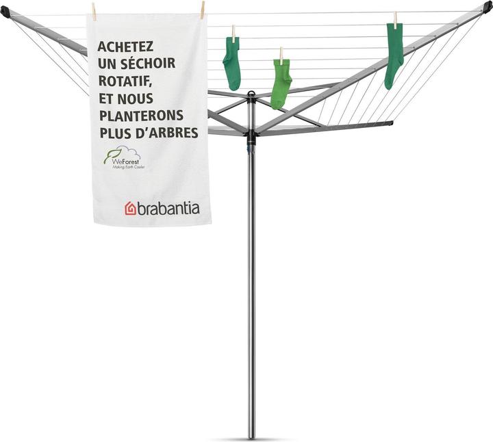 Actual product image Brabantia Rotary dryer Topspinner 50 m (50 m)