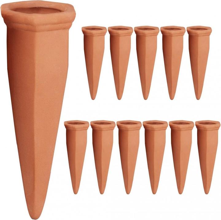 Image du produit Relaxdays 12x cônes d'argile (Cône d'argile)