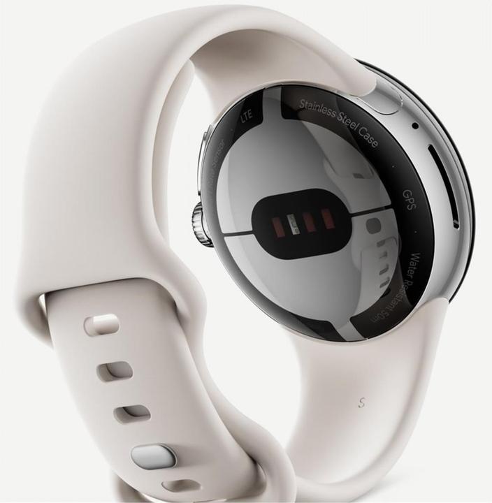 Produktbild Google Aktives Armband für Pixel Watch Grösse S L (Edelstahl, Fluorelastomer)