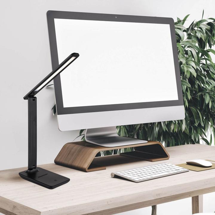 Produktbild Globo Tischleuchte Kunststoff Schwarz Matt, 1xled (582 lm)