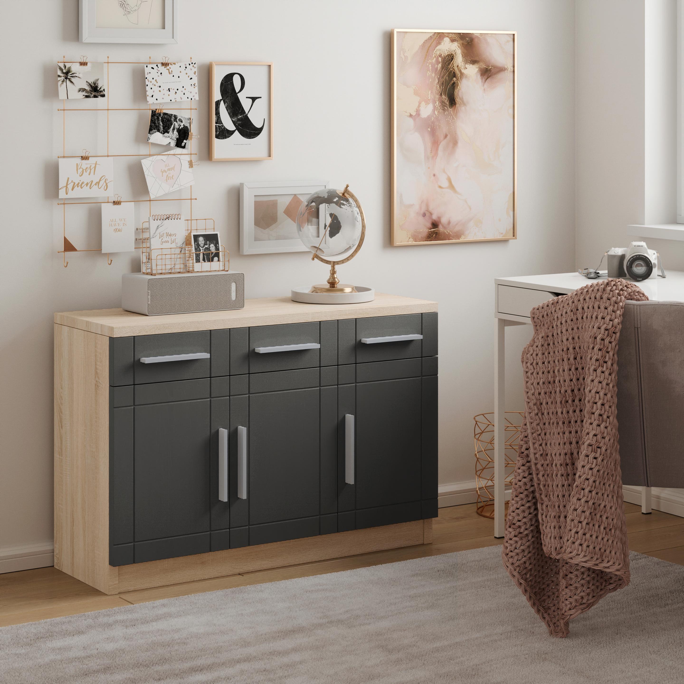 Thumbnail - ADRK Furniture, Kommode + Sideboard, Kommode PARVIN (103.5 x 37 x 70 cm)