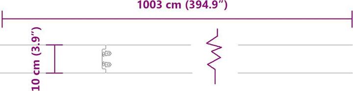 Immagine prodotto vidaXL Rasenkante (103 cm)