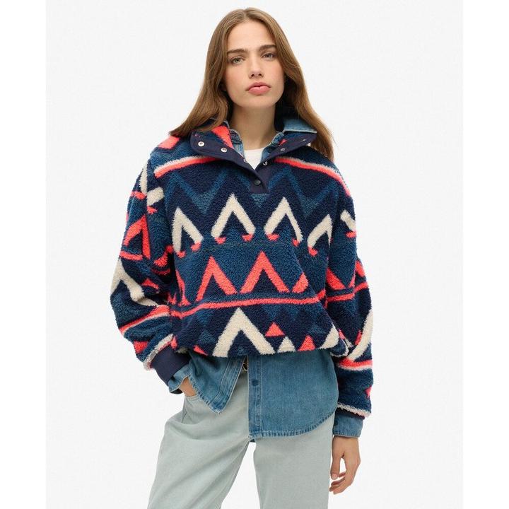 Produktbild Superdry Superweicher Henley-Pullover mit Print