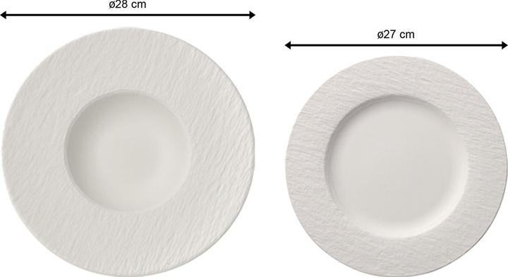 Actual product image Villeroy & Boch Plate Set Manufacture Rock (2 Piece)
