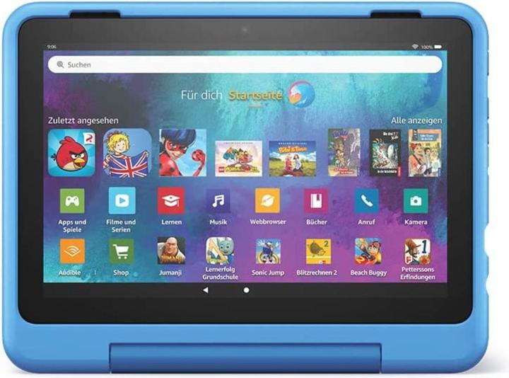 Amazon Fire HD 8 Kids Pro (2022) inkl. Hülle (8", 32 GB, Cyber sky)