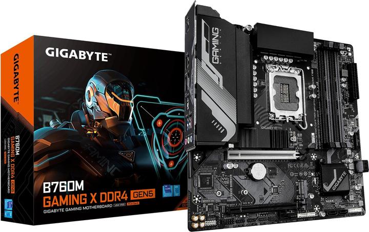 Image du produit Gigabyte B760M GAMING X DDR4 GEN5/LGA 1700/mATX (LGA 1700, Intel B760, mATX)