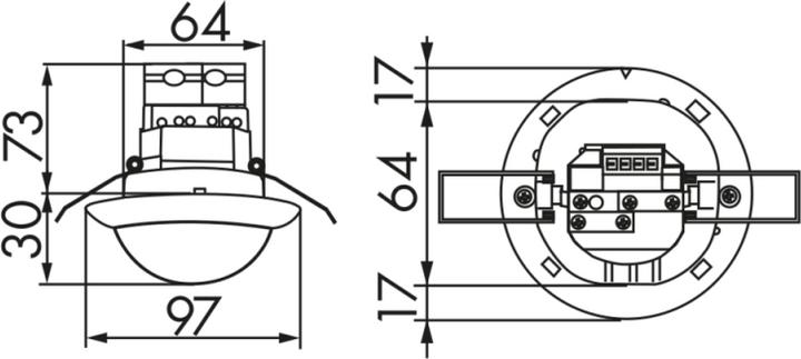 Actual product image BEG 92586 Presence detector PD4-M-1C-K-EN (20 m)
