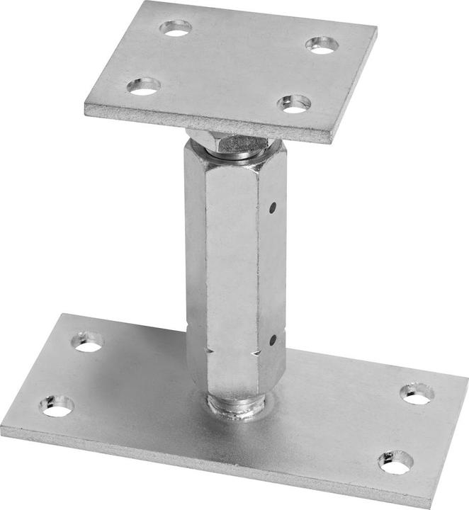 Magni GH Baubeschläge Stützenfuss Typ P höhenverst. 80x70x5,0mm (Stützenfuss)