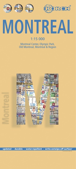 Immagine prodotto Mappa Montreal