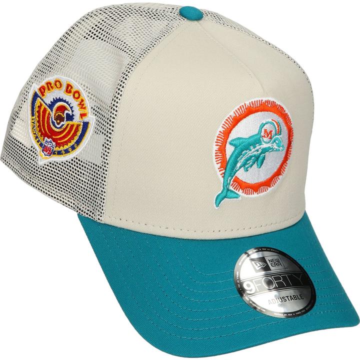 Actual product image New Era 9Forty Aframe Trucker Miami Dolphins Retro (One size)