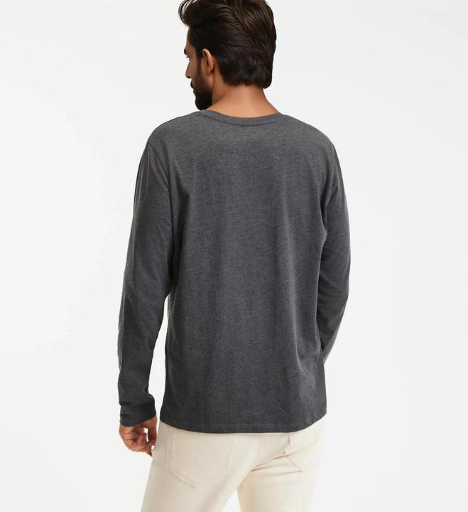 Actual product image La Redoute Collections Langarm-Shirt mit rundem Ausschnitt (M)