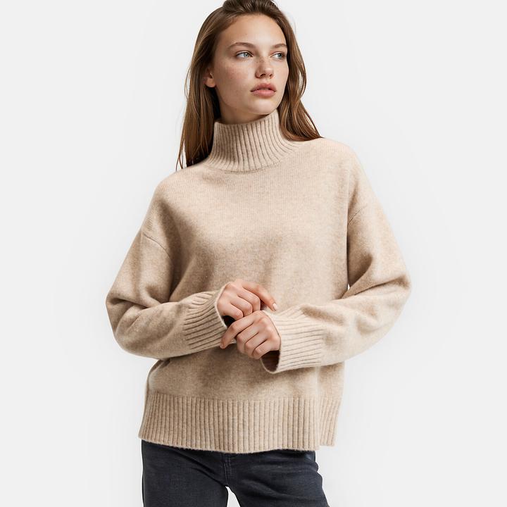 Actual product image La Redoute Collections Rollkragenpullover aus Wolle (XL)