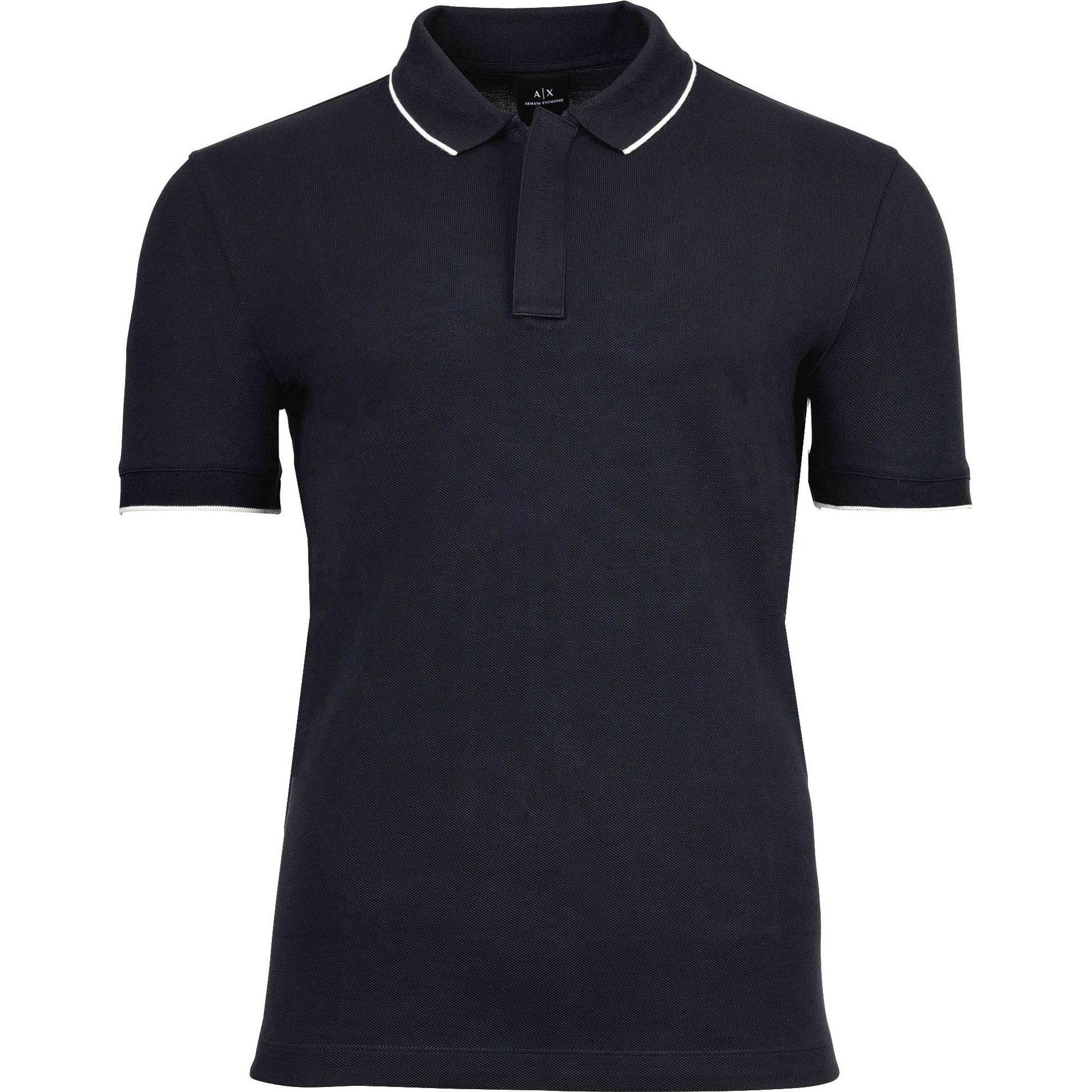 Armani Exchange, Herren, Shirts, Polo Shirt, Blau, (L)