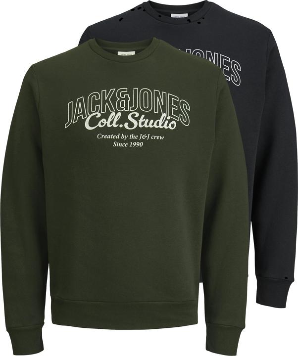 Produktbild Jack & Jones 2er-pack Sweatshirt Sweatshirt (L)