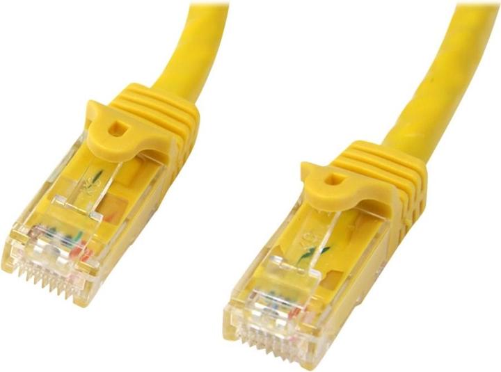 Actual product image StarTech 10m Yellow Cat6 Patch Cable (UTP, CAT6, 10 m)