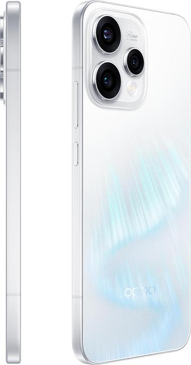 Actual product image OPPO Reno15 5G Aurora White Box (512 GB, Aurora white, White, 6.59", Dual SIM, 5G)