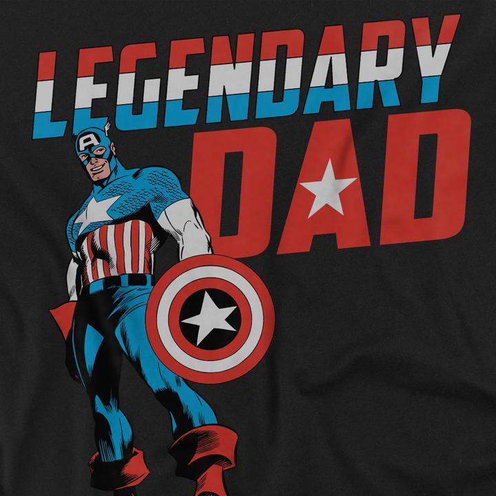 Produktbild Captain America Legendary Dad TShirt (M)