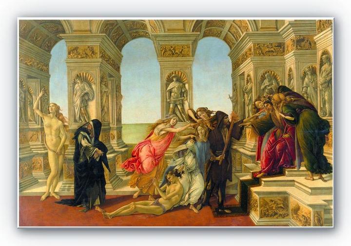Immagine prodotto Trenddeko Botticelli - La Calunnia di Apelle (60 x 40 cm)