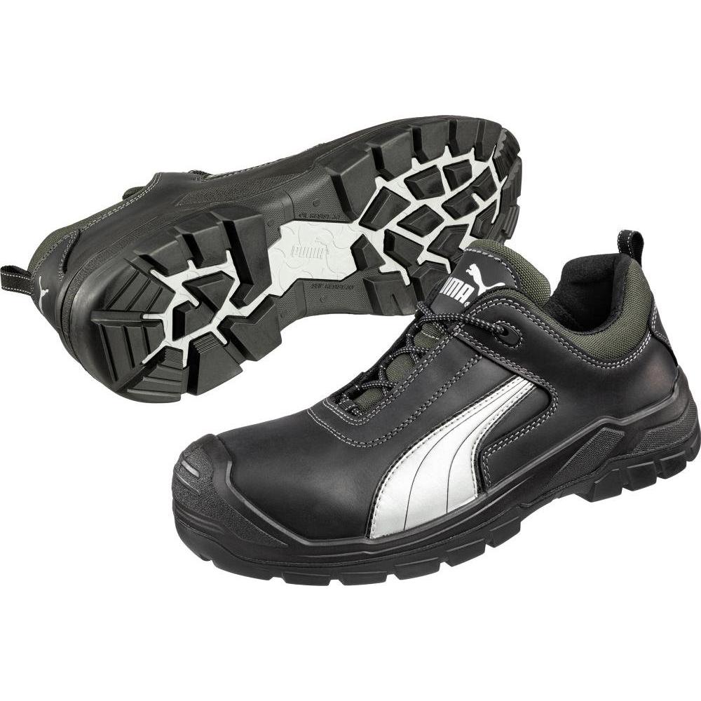 Puma Uomo Bianco/Nero Scarpe Da Lavoro, Scarpa Di Sicurezza Cascades Low S3 Hro Src (S3, 47)