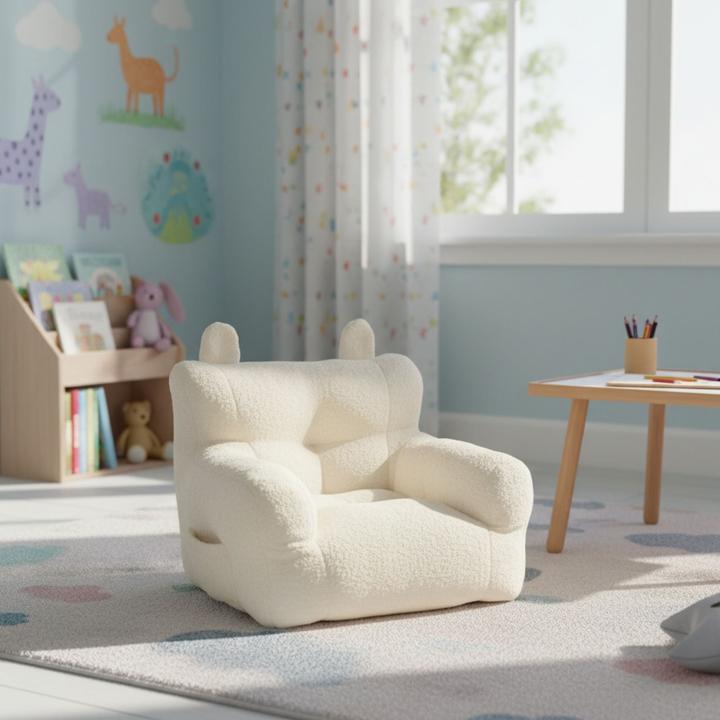 Produktbild Hermex Kindersessel mit Ohren Mini-Sessel Kuschelsessel für Kinder Sitzsack (Kindersessel)