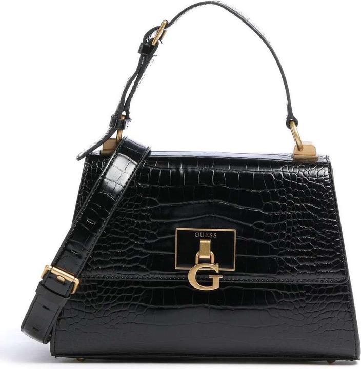 Guess Handtasche Stephi Top Handle Flap Croco
