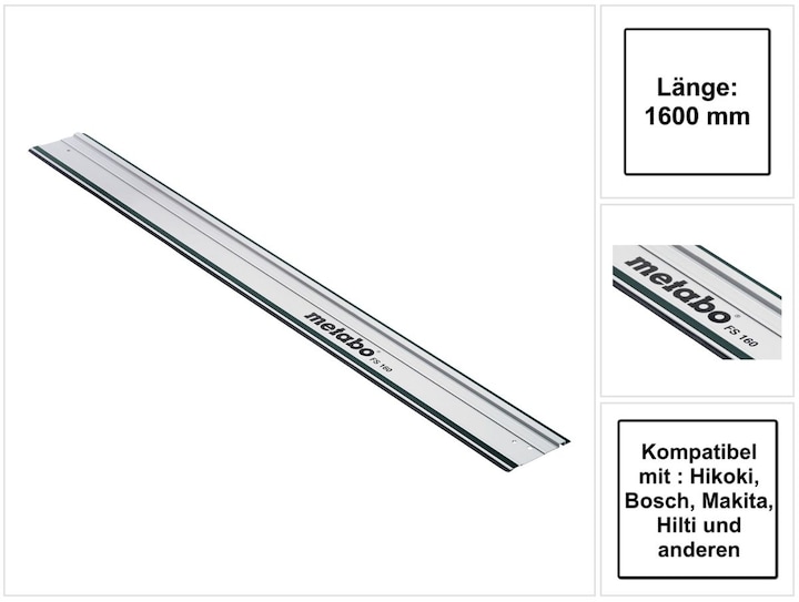 Actual product image Metabo Guide rail FS160 (160 cm)