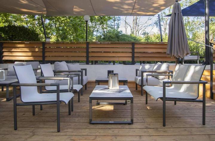 Image du produit Les Jardins Bastingage Fauteuil de jardin bas empilable