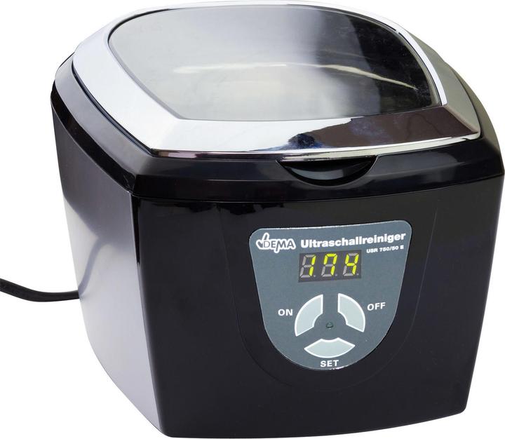 Actual product image Dema Ultrasonic cleaner with basket + accessories (42 kHz, 750 ml)