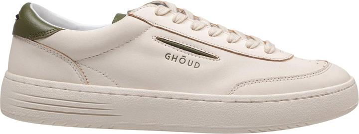 Actual product image Ghoud lido sneakers in ivory and green leather (41)