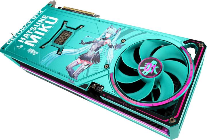 Actual product image ASUS ROG Astral GeForce RTX 5080 Hatsune Miku Edition (16 GB)