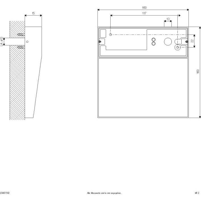 Thumbnail - EVN, Gartenbeleuchtung, L54431502 LED Wandanbaudownlight (298 lm, IP54)
