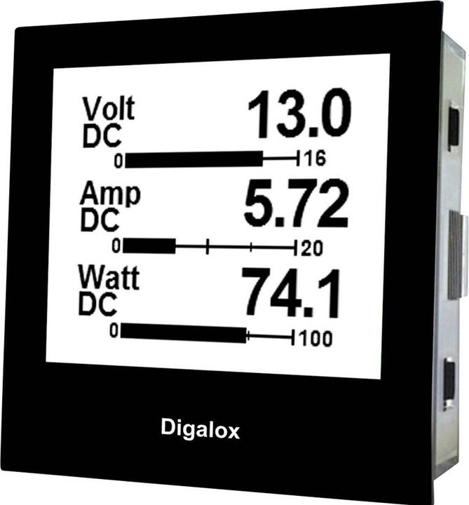 Produktbild TDE Instruments Digalox DPM72-MPN+-RS485 Digitales Einbaumessgerät