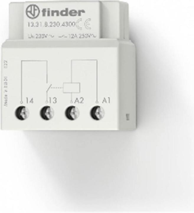 Actual product image Finder Interposing relay, 12A 1 NO, 230vac