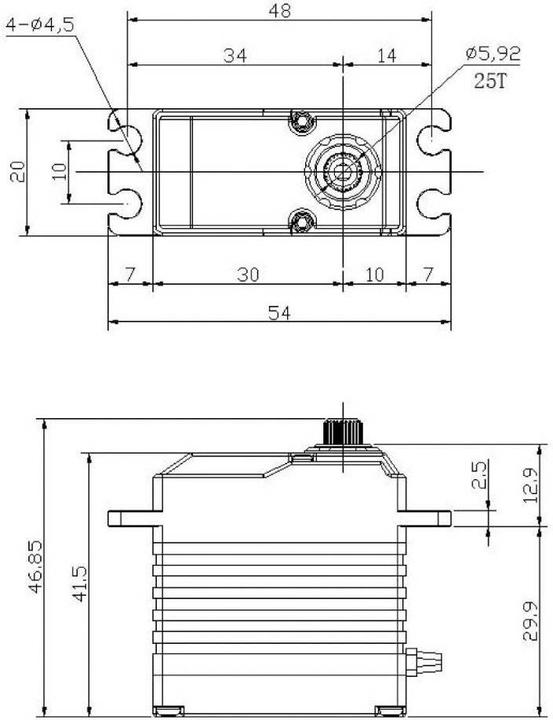 Image du produit TSP Racing Servo T86 BHM 55 Kg Ultra Standard