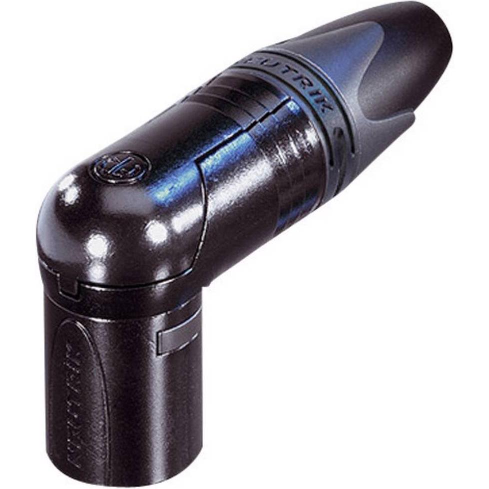 Neutrik XLR Steckverbinder Kabelstecker Serie RX, Audio Stecker, Schwarz