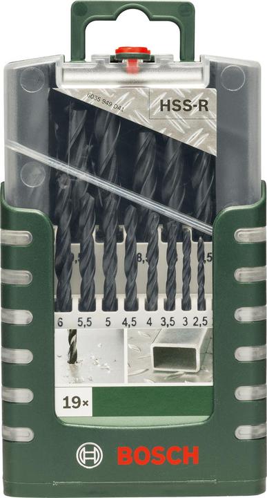 Actual product image Bosch Professional Zubehör Metal drill bit set (1 mm, 1.5 mm, 10 mm, 2 mm, 2.5 mm, 3 mm, 3.5 mm, 4 mm, 4.5 mm, 5 mm, 5.5 mm, 6 mm, 6.5 mm, 7 mm, 7.5 mm, 8 mm, 8.5 mm, 9 mm, 9.5 mm)