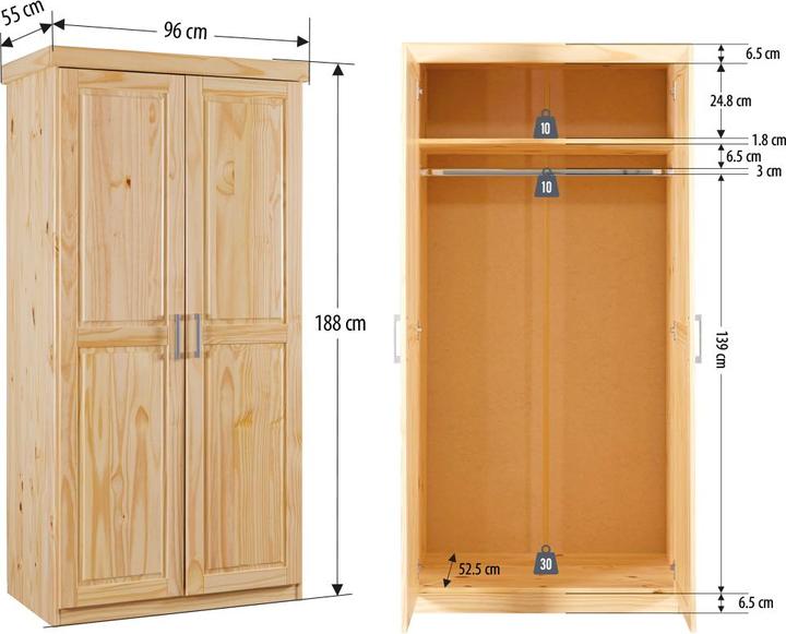 Immagine prodotto Inter Link Leon (95.20 x 55 x 190 cm)