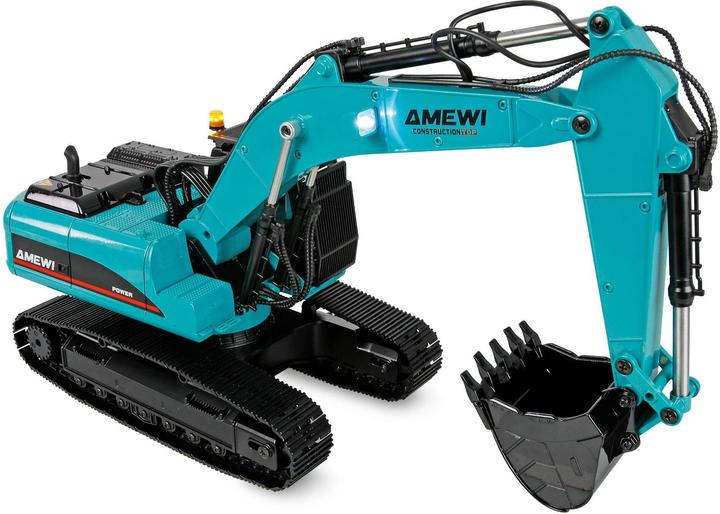 Actual product image Amewi G705E Bagger Metall 1:14 RTR petrol (RTR Ready-to-Run)