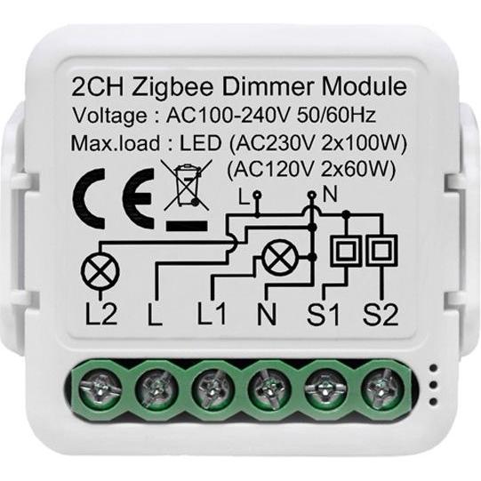 Netplus, Aktor, Smart Dimmer Module 2-Kanal Zigbee (Dimmaktor)