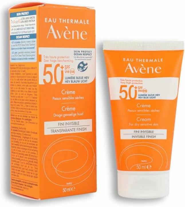 Actual product image Avène Cream (Sun cream face, SPF 50+, 50 ml, 50 g)